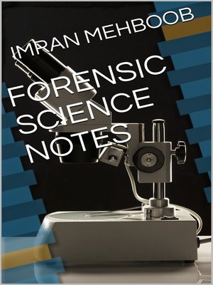 cover image of Forensic Science Notes